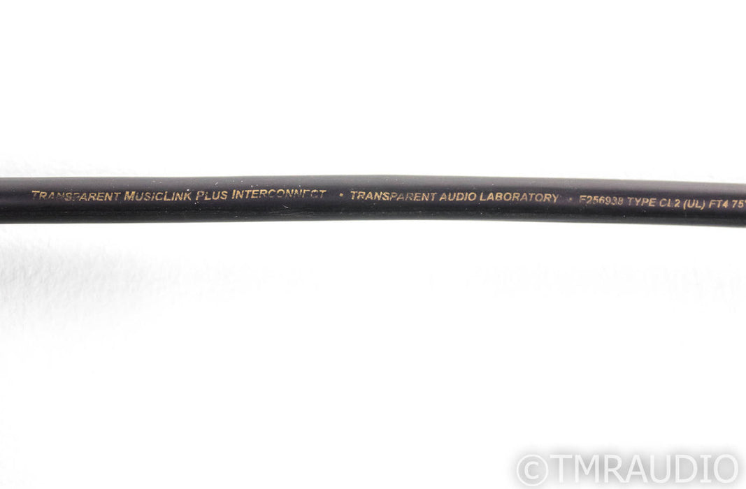 Transparent Audio MusicLink Plus MM2 RCA Cable; Single 15ft Interconnect