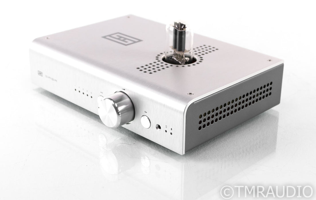 Schiit Saga Stereo Tube Hybrid Preamplifier; Remote; Silver