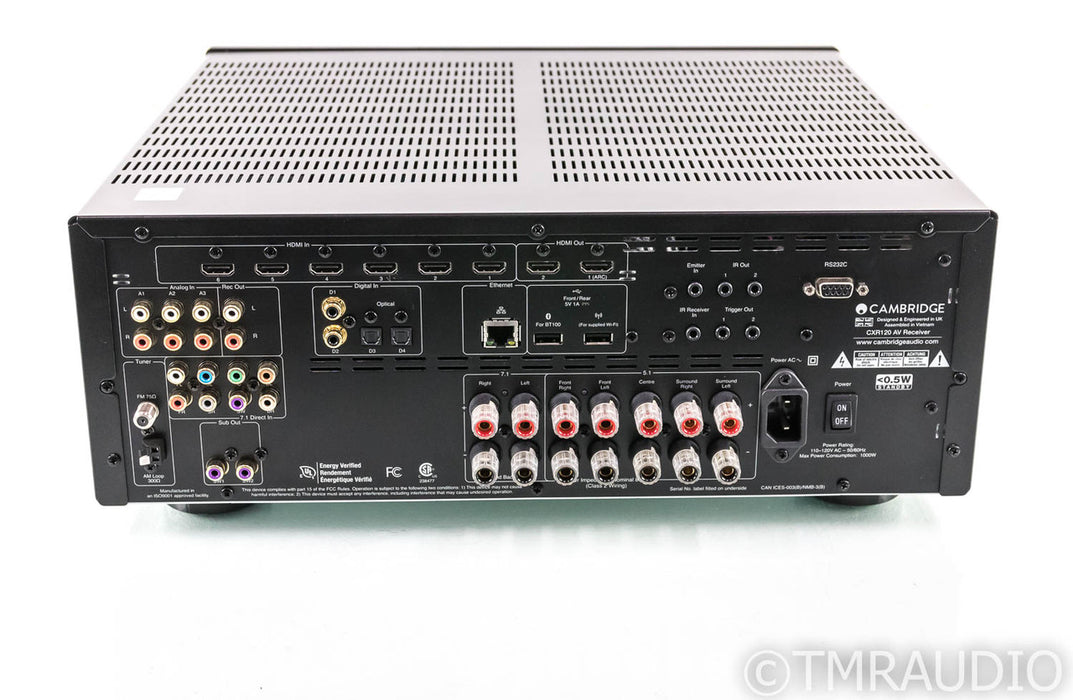 Cambridge Audio CXR120 7.2 Channel Home Theater Receiver; CX-R120; Remote