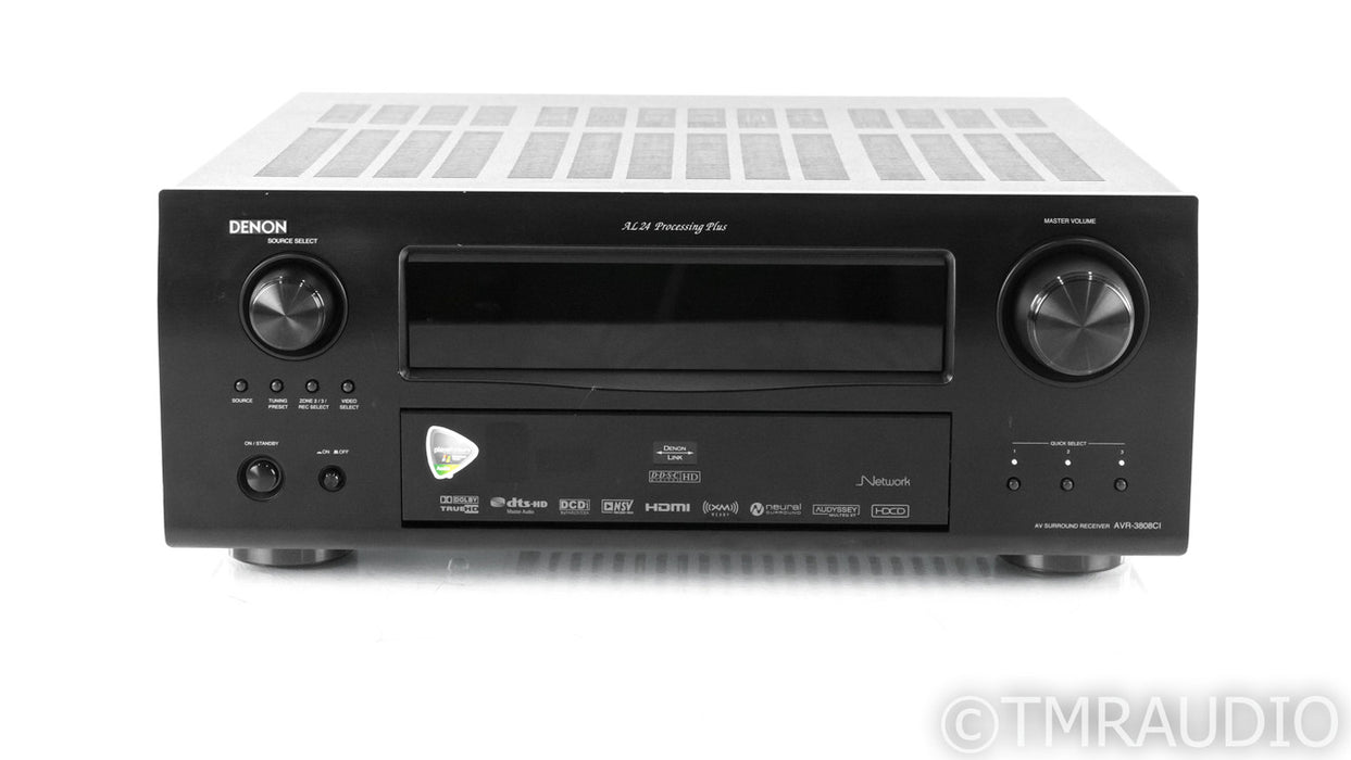 Denon AVR-3808ci 7.1 Channel Home Theater Receiver; MM Phono; Remotes