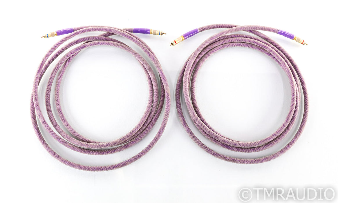 Acoustic Zen Matrix Reference RCA Cables; 15ft Pair Interconnects; Zero Crystal