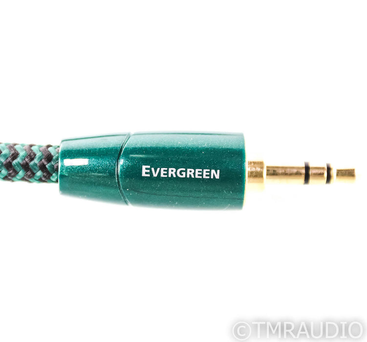 AudioQuest Evergreen 3.5mm to RCA Y-Splitter Cable; Single .6m Interconnect