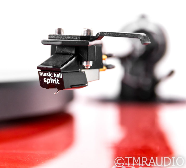 Music Hall MMF 2.3 Belt Drive Turntable; Music Hall Spirit MM Cartridge; Red Finish