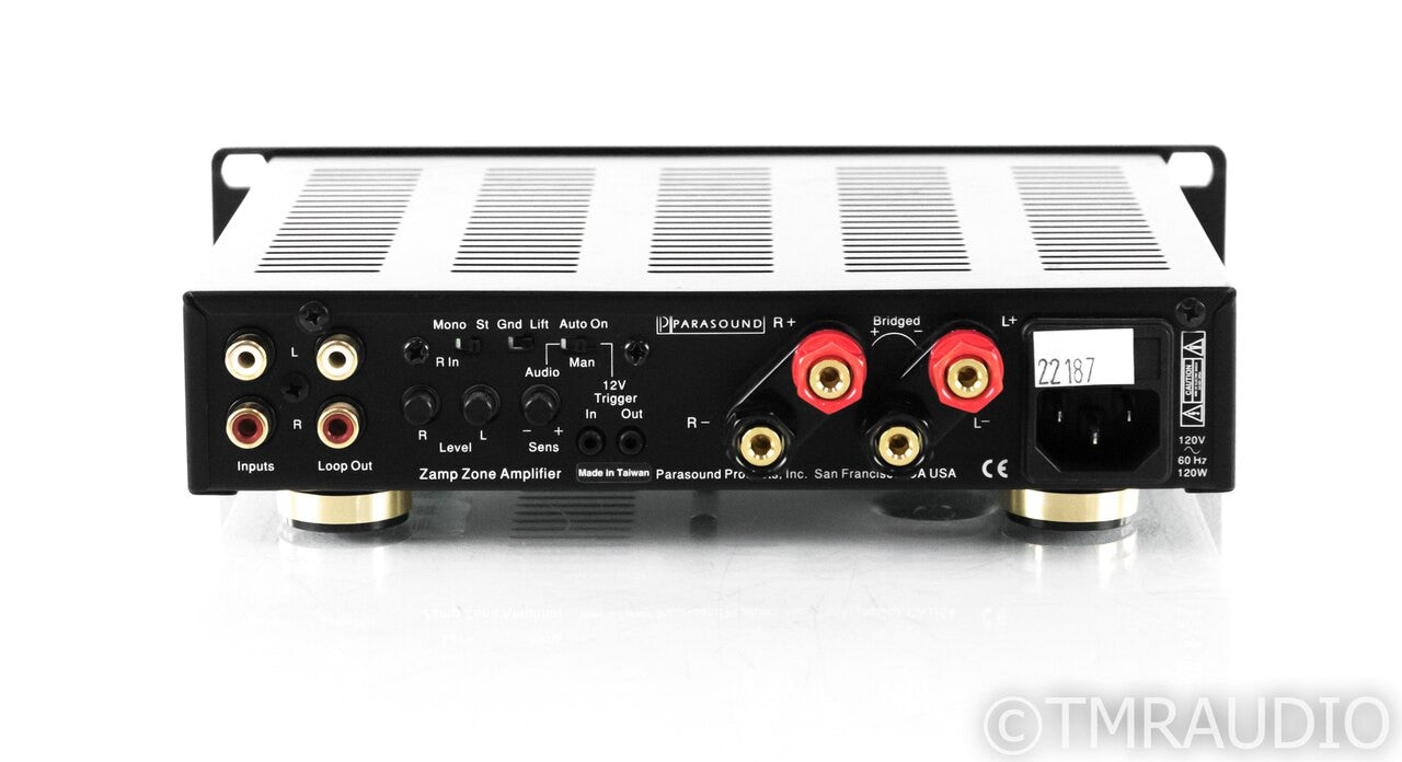 Parasound Zamp Zone Amplifier; Stereo Power Amplifier