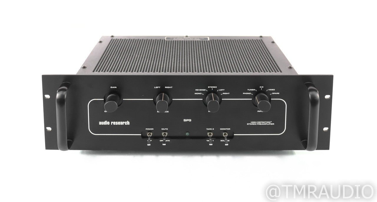 Audio Research SP9 MkIII Stereo Tube Preamplifier; SP-9 Mark 3; MM Phono; Black
