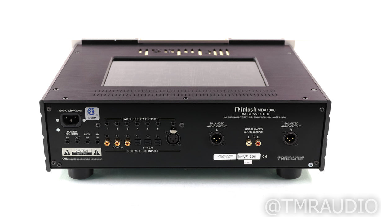 McIntosh MDA1000 DAC; D/A Converter; MDA-1000; Remote