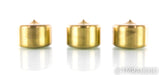 Mapleshade Heavyfoot Low 1.5" Brass Isolation Feet; Set of 3; Unthreaded