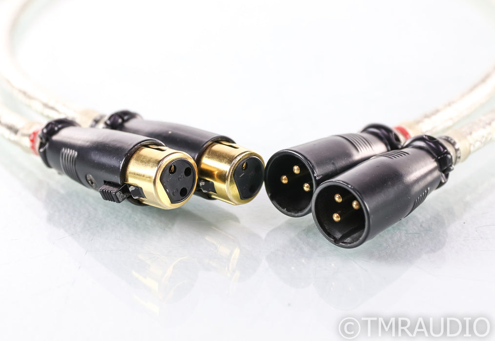 Wireworld Silver Eclipse XLR Cables; 1m Pair Balanced Interconnects