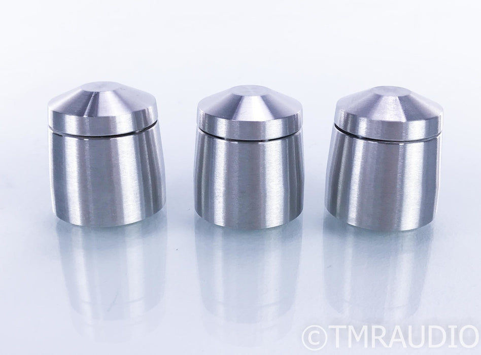 Stillpoints Ultra SS Isolation Feet; Set of 3 w/ Flat Center Hard Hats