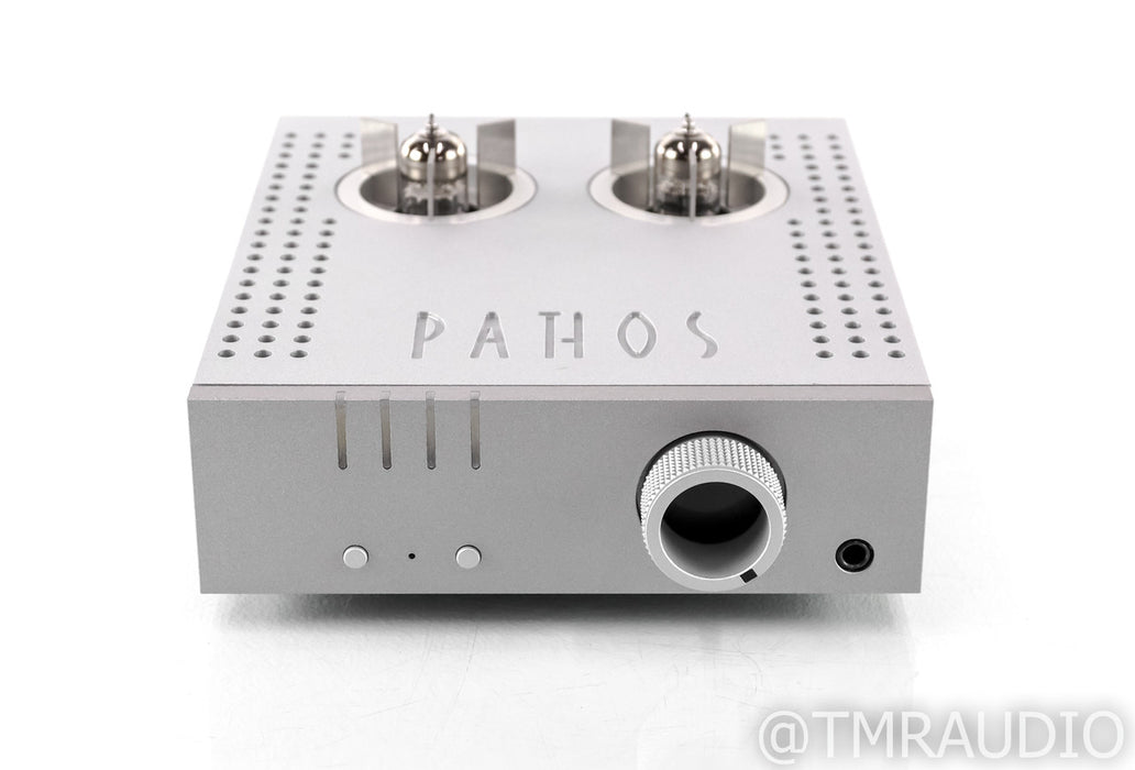 Pathos Aurium Tube Headphone Amplifier; Silver