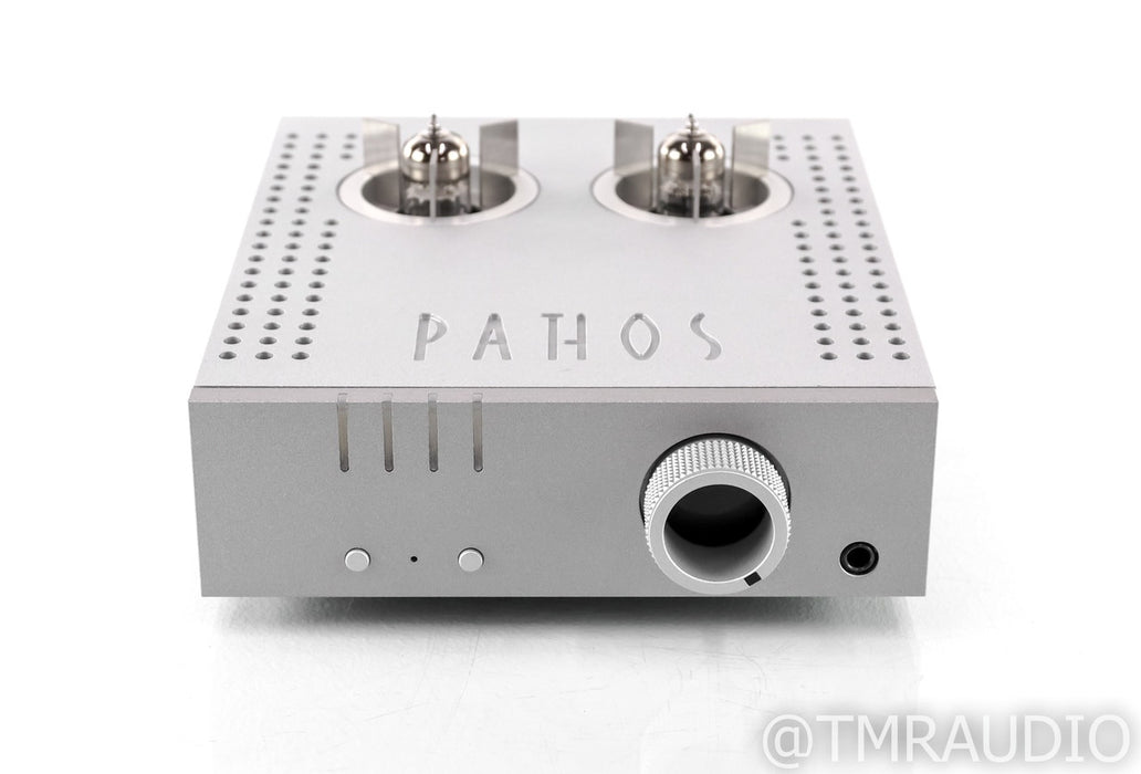 Pathos Aurium Tube Headphone Amplifier; Silver