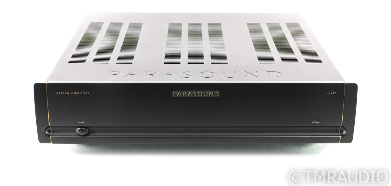 Parasound Halo A 23+ Stereo Power Amplifier; A23+; Black