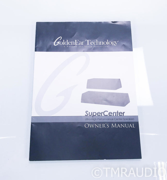 GoldenEar SuperCenter XL Center Channel Speaker; Black