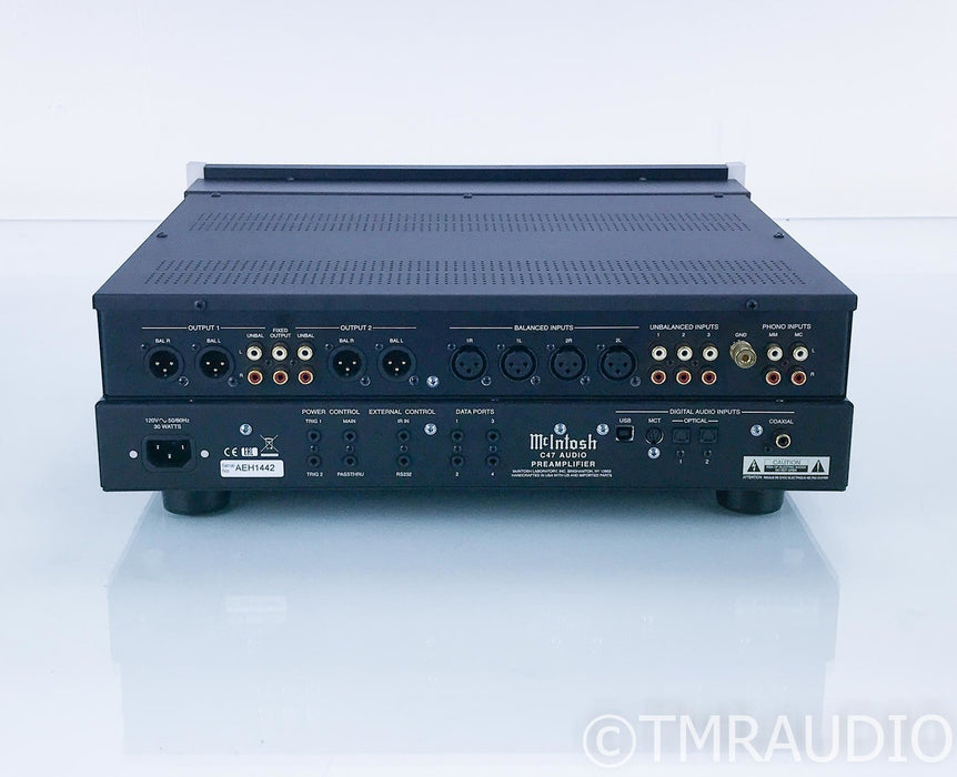 McIntosh C47 Stereo Preamplifier; Remote; MM/MC Phono