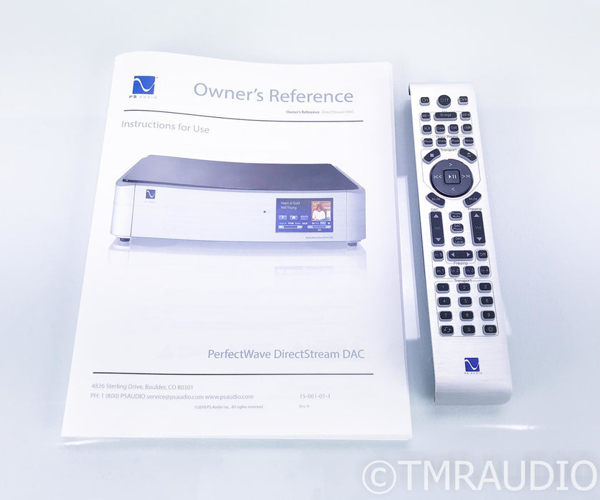 PS Audio PerfectWave DirectStream DSD DAC; D/A Converter; Network Bridge II