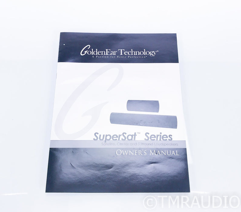 GoldenEar SuperSat 3C Center Channel Speaker; Black