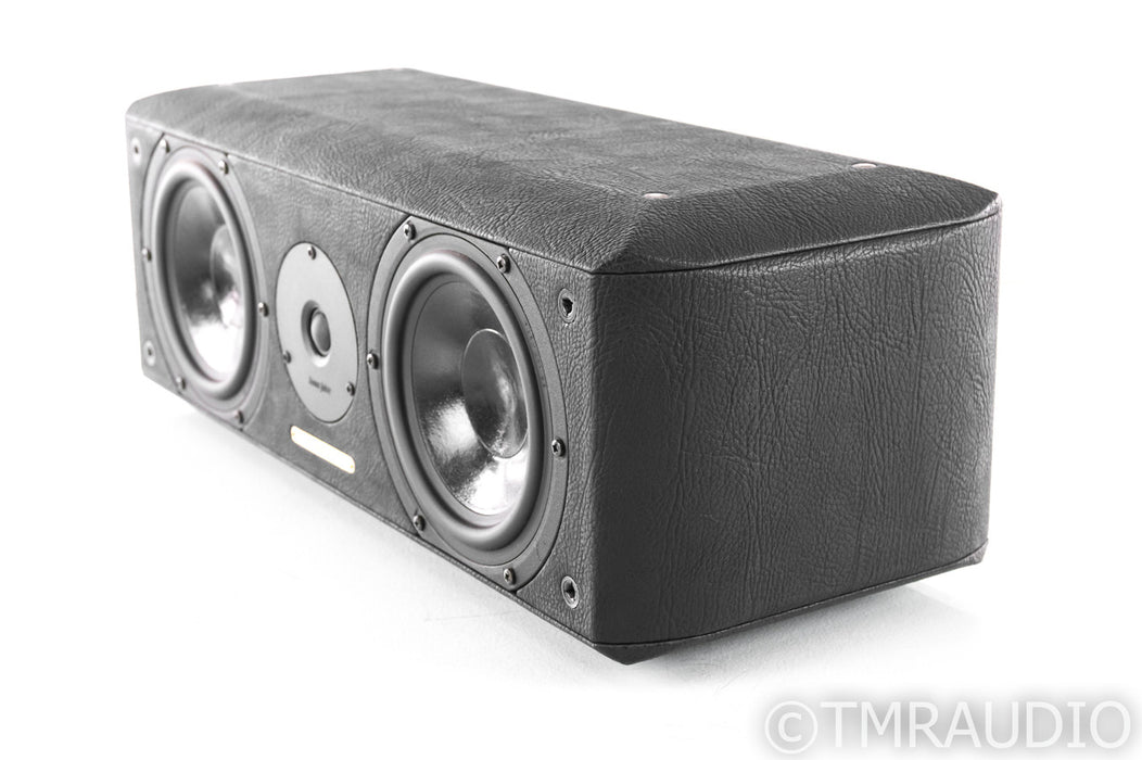 Sonus Faber Solo Center Channel Speaker; Black Leather