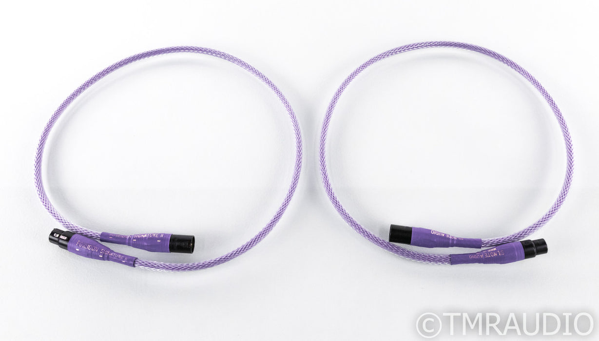 Silnote Audio Poseidon Signature II XLR Cables; 1m Pair Balanced Interconnects