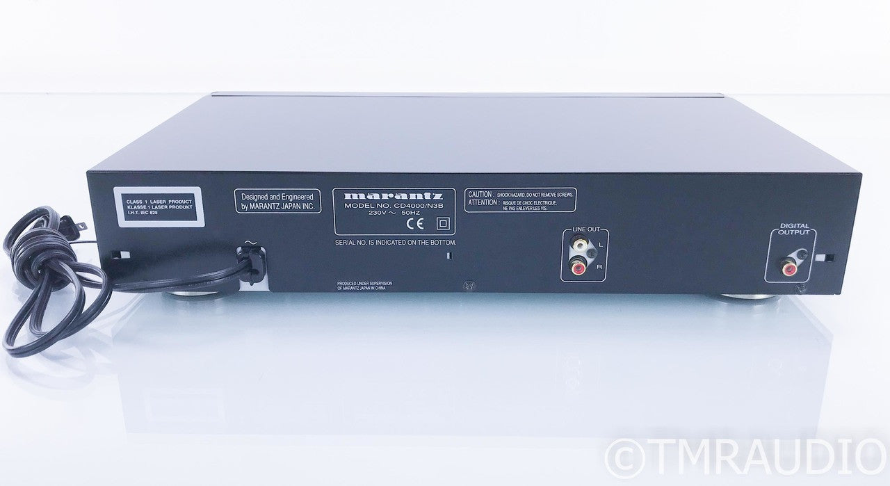 AH! Njoe Tjoeb 4000 Tube CD Player; Remote (Modified Marantz CD4000)