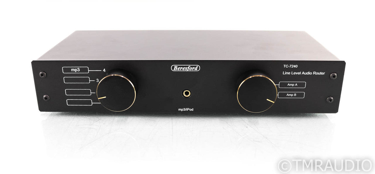 Beresford TC-7240 Line Level Passive RCA Switcher; TC7240