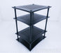 Quadraspire SVT 33" 4-Shelf Component Rack; Black