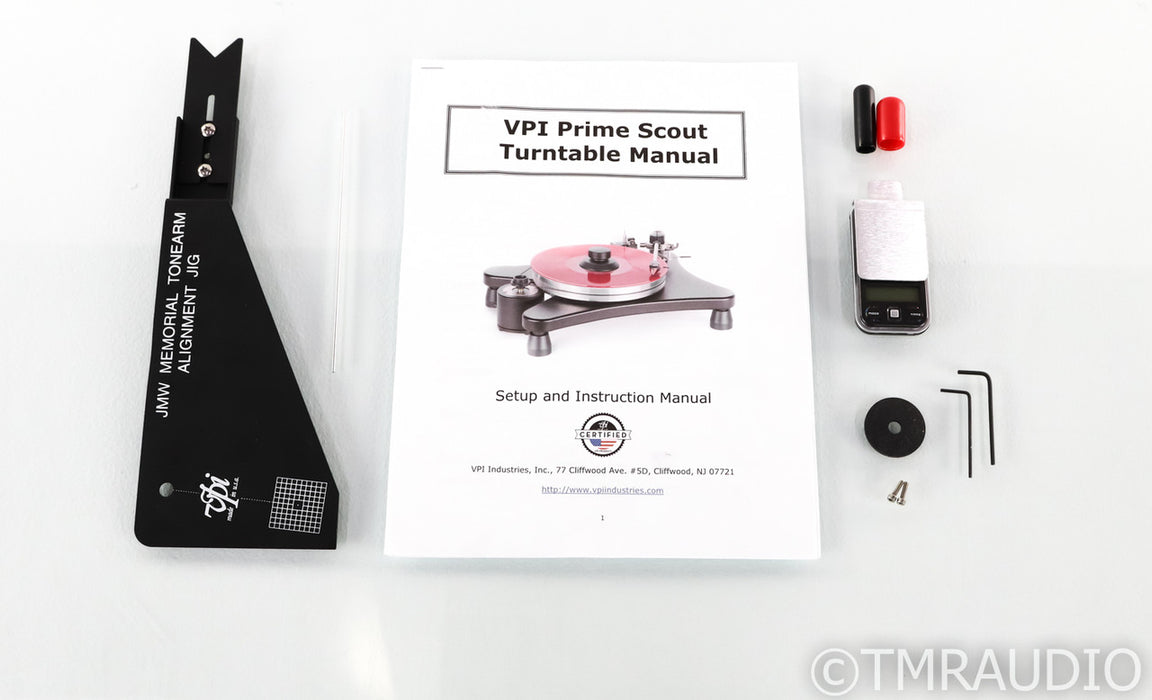 VPI Super Prime Scout Belt Drive Turntable; Blue; JMW-10 Tonearm (No Cartridge)