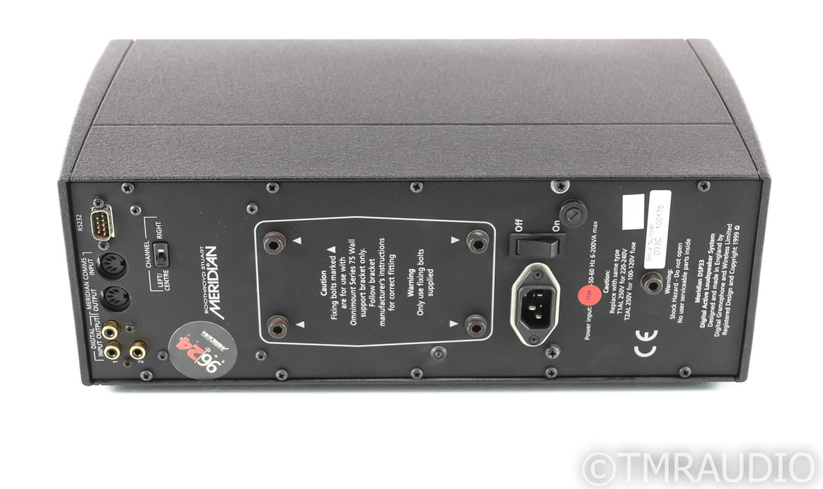 Meridian DSP33 Digital Powered Center / Surround Speaker; Single; 96/24