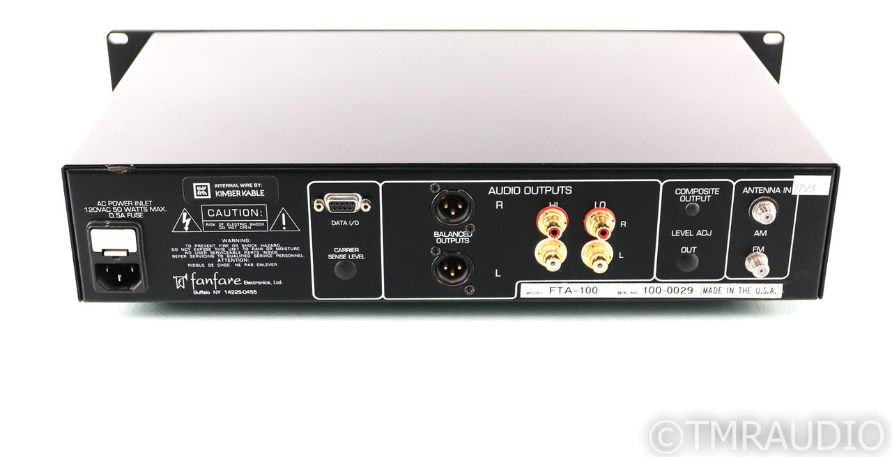 Fanfare FTA-100 Stereo AM / FM Tuner; FTA100; Kimber Silver Wire Upgrade