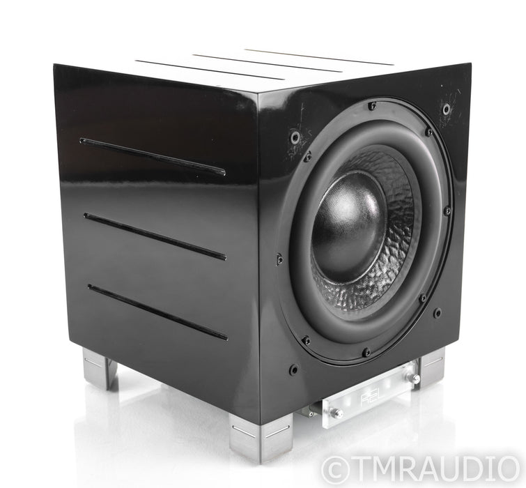 REL Acoustics R-305 10" Powered Subwoofer; Gloss Black; R305