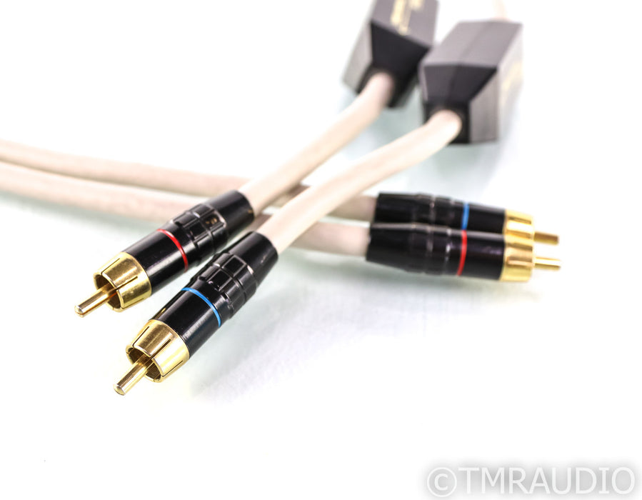 Music Link Transparent Cable RCA Interconnect; 1m Pair Interconnects
