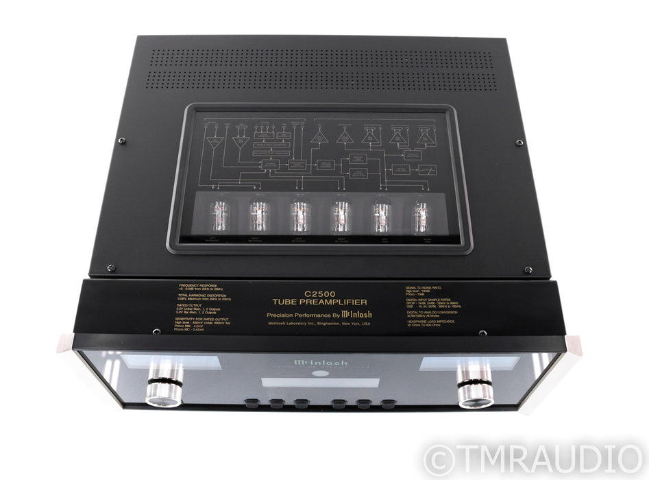 McIntosh C2500 Stereo Tube Preamplifier; C-2500; Remote; MM / MC Phono