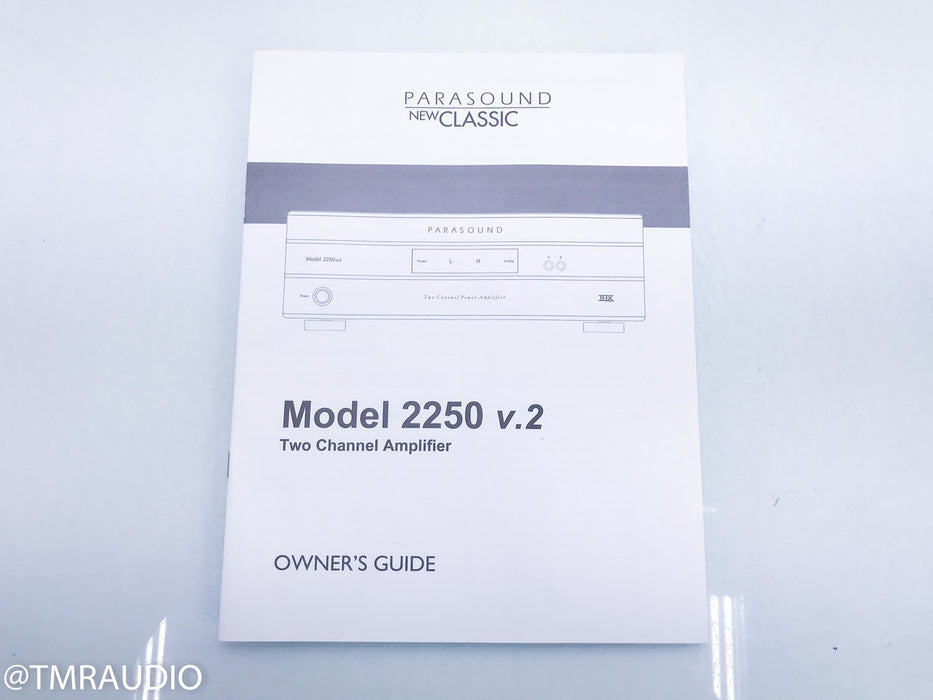 Paasound Model 2250 v.2 Stereo Power Amplifier