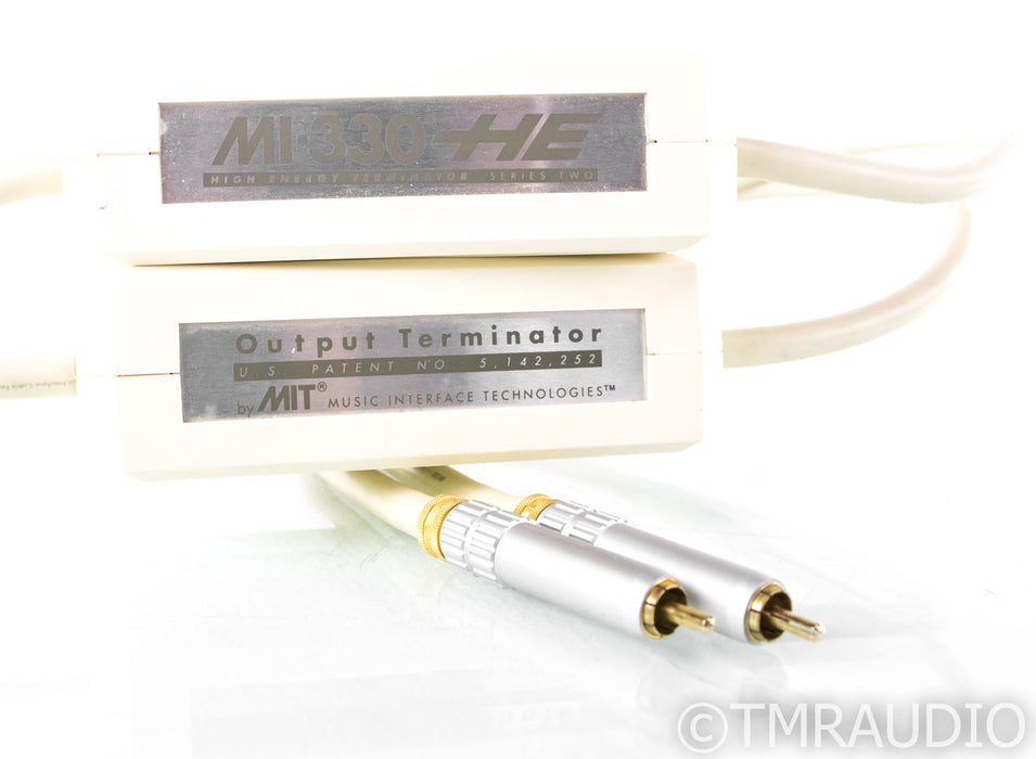 MIT MI-330 HE RCA Cables; 1m Pair Interconnects; MI330