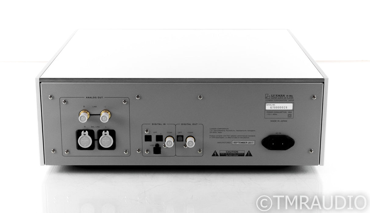 Luxman D-08u Ultimate SACD / CD Player; D08u; Remote