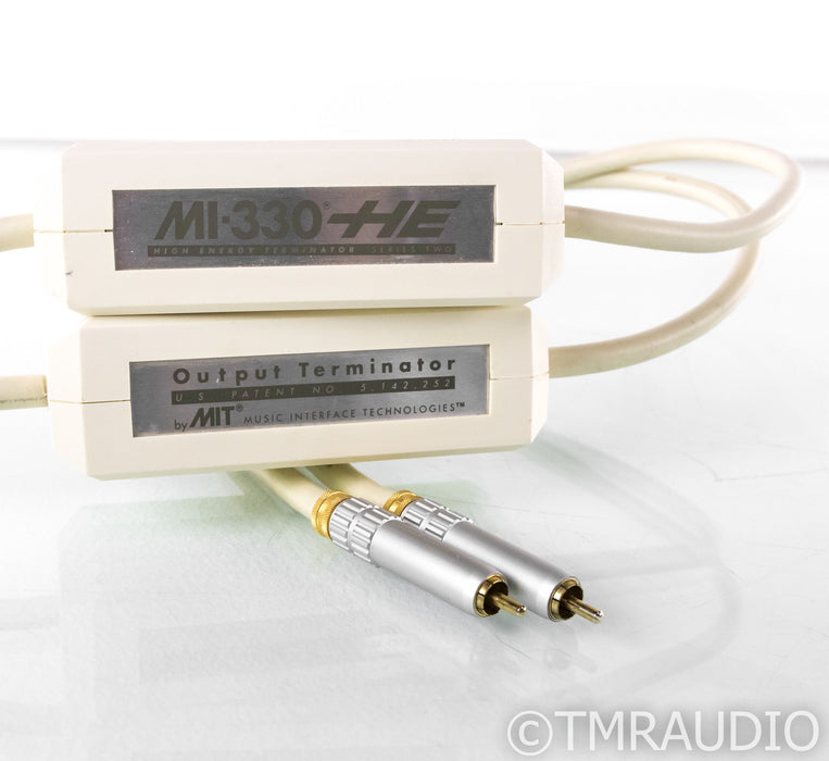 MIT MI-330 HE RCA Cables; 1m Pair Interconnects; MI330