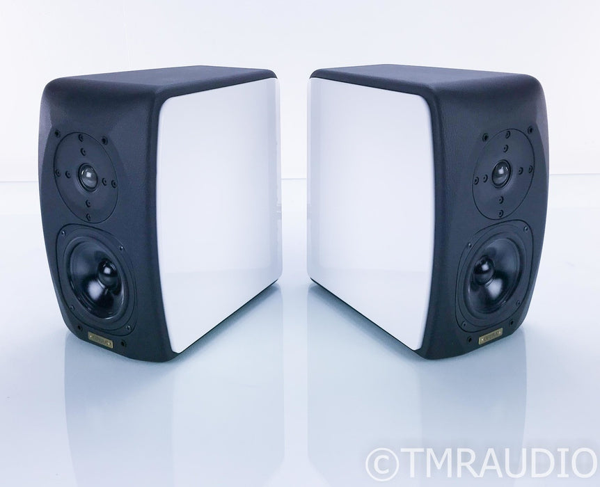 Opera Mezza 2012 Bookshelf Speakers; White Lacquered Pair