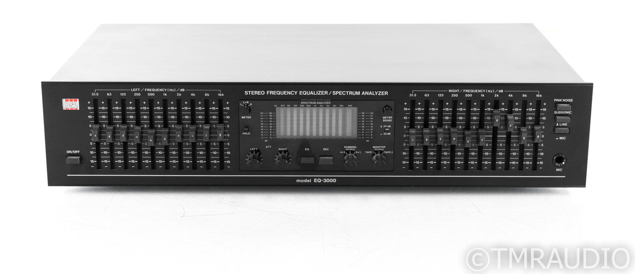 BSR EQ-3000 Stereo Equalizer / Spectrum Analyzer; EQ3000; 10-Band