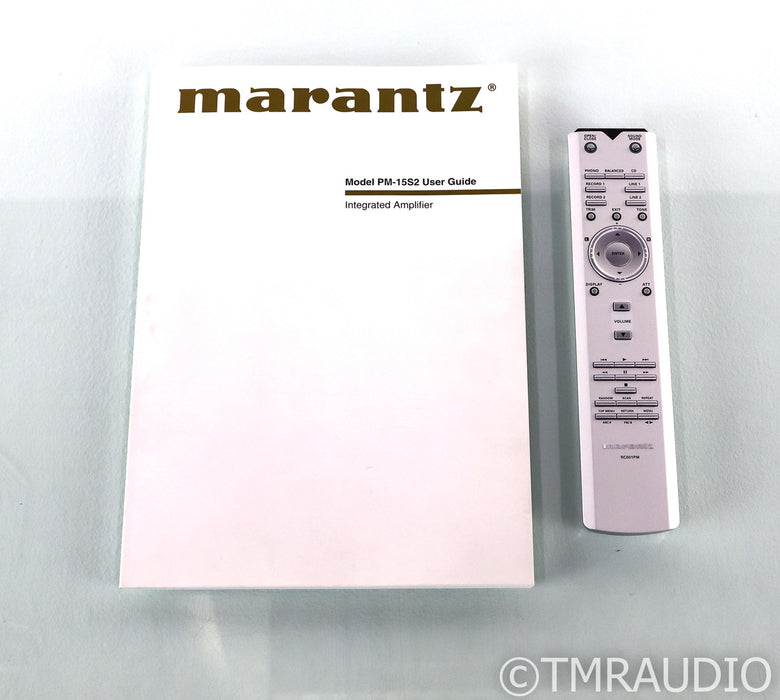 Marantz PM15S2 Limited Edition Stereo Integrated Amplifier; PM-15S2 LE; Remote