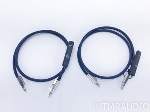 AudioQuest Wild Blue Yonder RCA Cables; 1.5m Pair Interconnects; 72v DBS