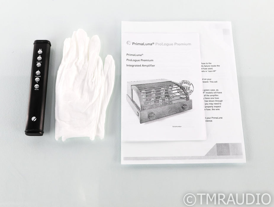 PrimaLuna ProLogue Premium Stereo Tube Integrated Amplifier; Remote