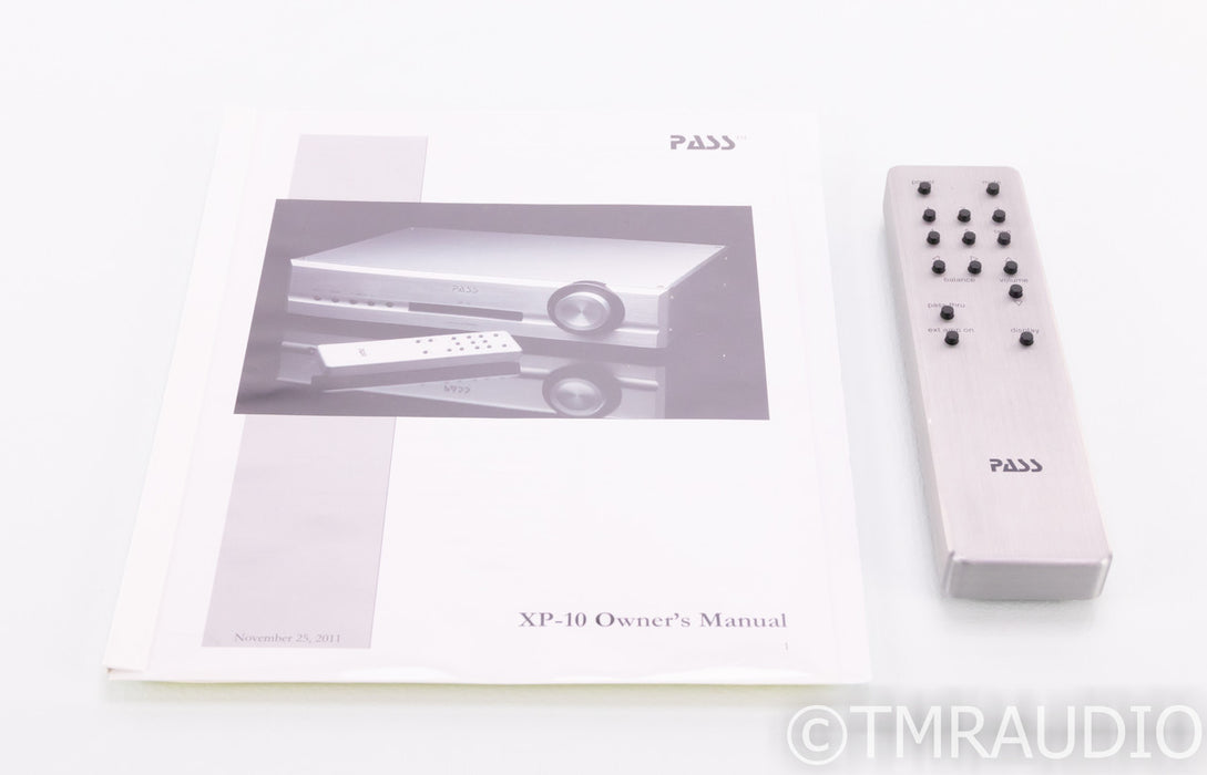 Pass Labs XP10 Stereo Preamplifier; Remote; XP-10