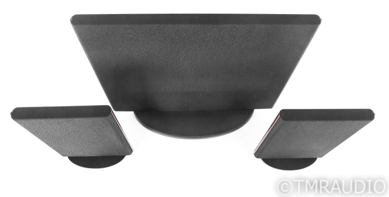 Magnepan Mini Maggie Planar Magnetic Speaker System; Cherry Pair w/ Subwoofer