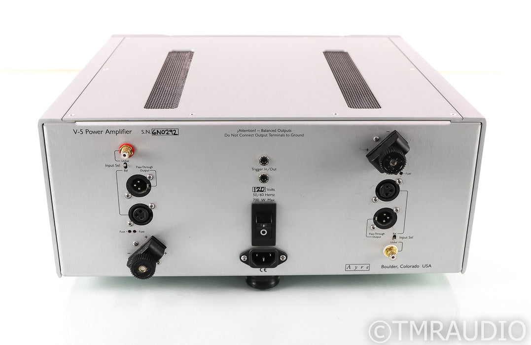 Ayre Acoustics V5xe Stereo Power Amplifier; V5xe; Silver