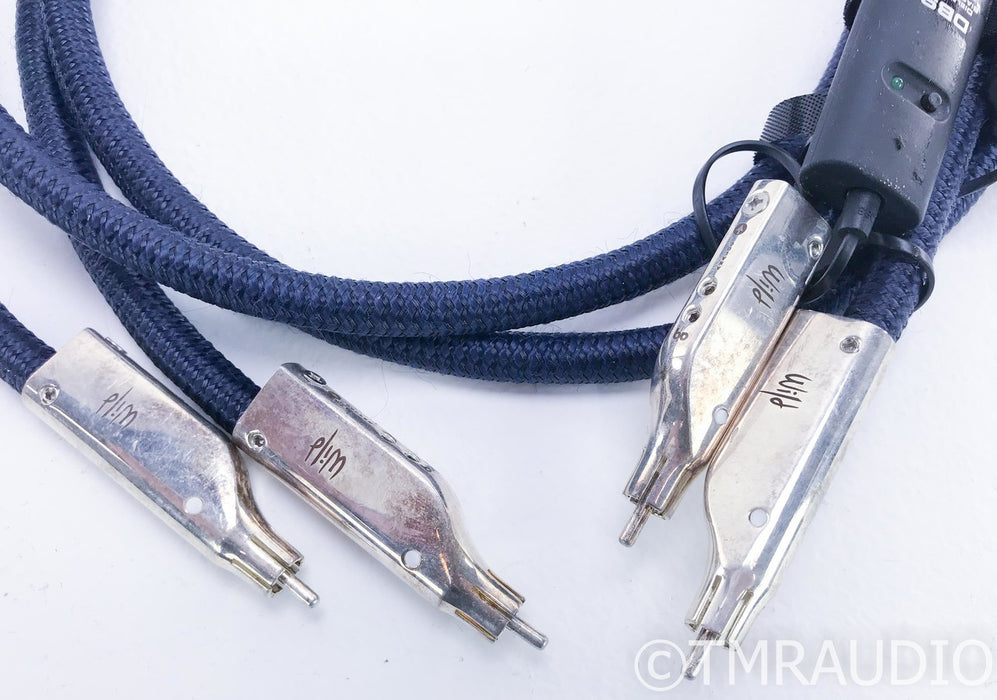 AudioQuest Wild Blue Yonder RCA Cables; 1.5m Pair Interconnects; 72v DBS