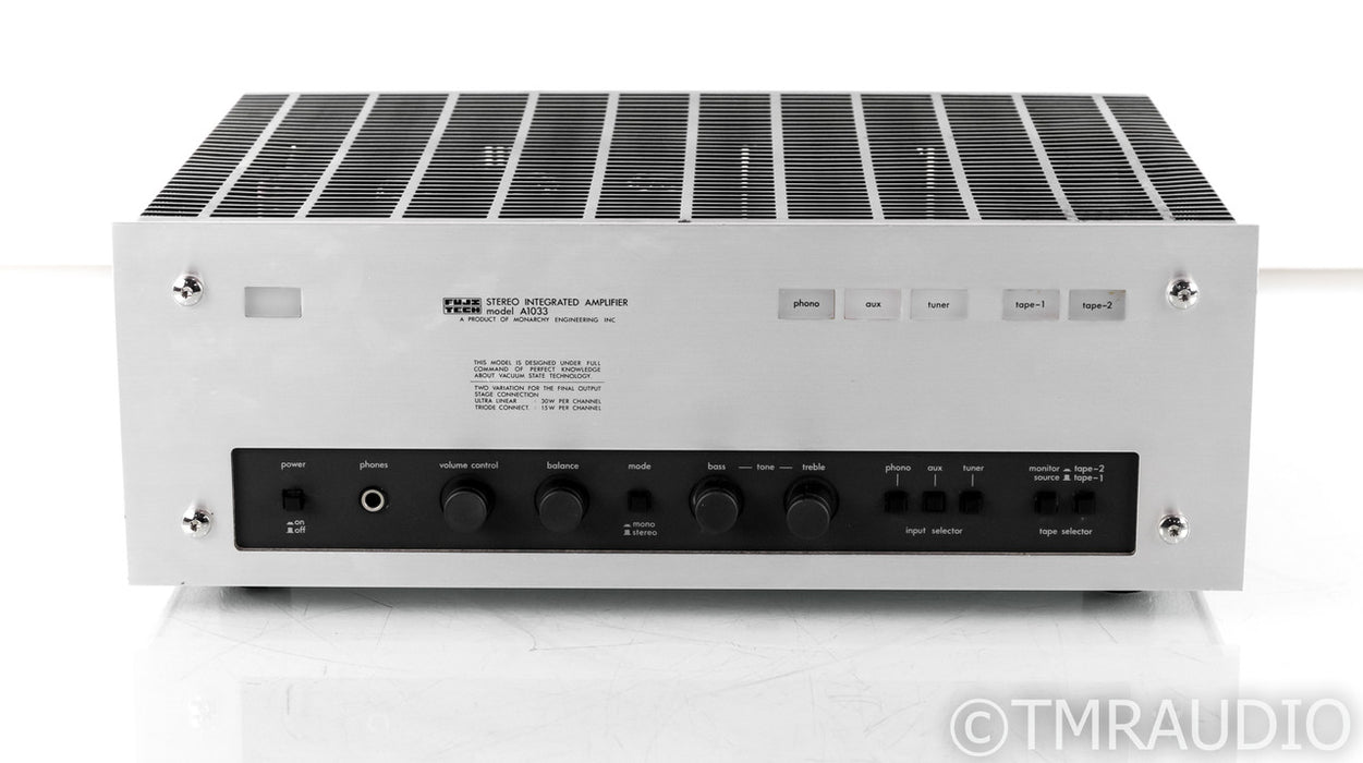 Fujitech A1033 Stereo Tube Integrated Amplifier; MM Phono; Luxman LX33