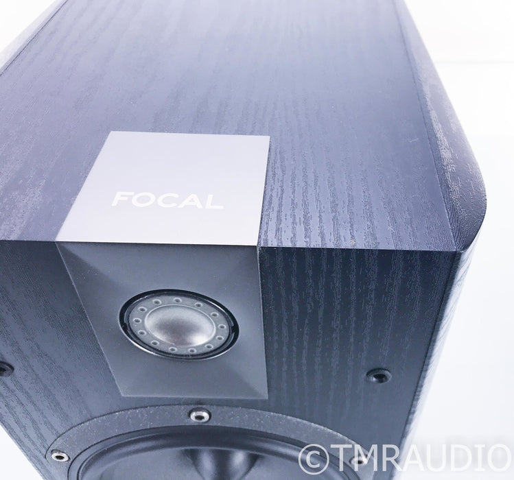 Focal Chorus 706 V2 Bookshelf Speakers; Black Pair (No Grills)