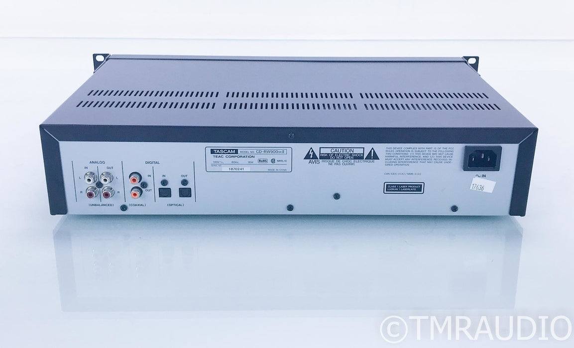 Tascam CD-RW900MKII CD Recorder / Player; Remote