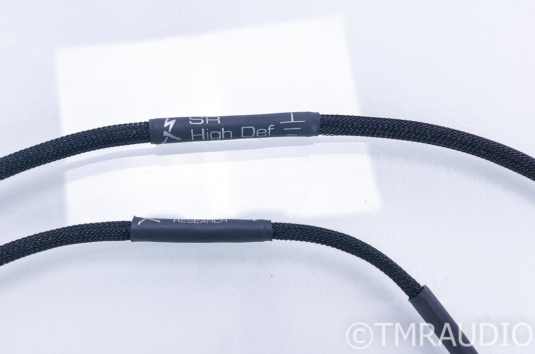 Synergistic Research High Def Grounding Cables; 1.25m Banana Terminated