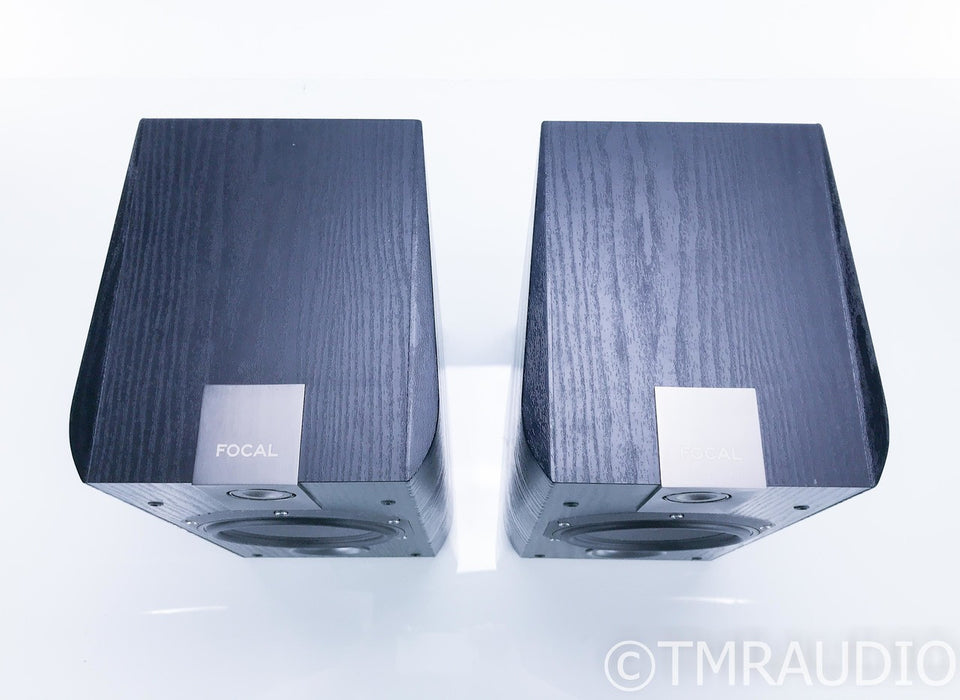 Focal Chorus 706 V2 Bookshelf Speakers; Black Pair (No Grills)