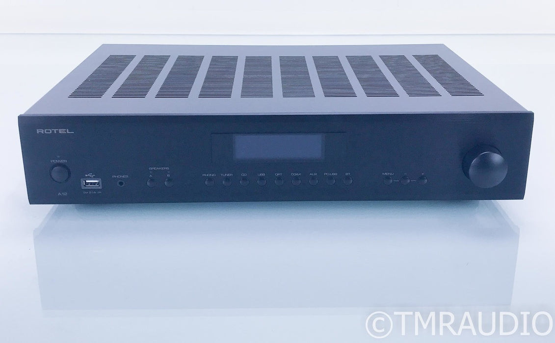 Rotel A12 Stereo Integrated Amplifier; Remote; Bluetooth; MM Phono